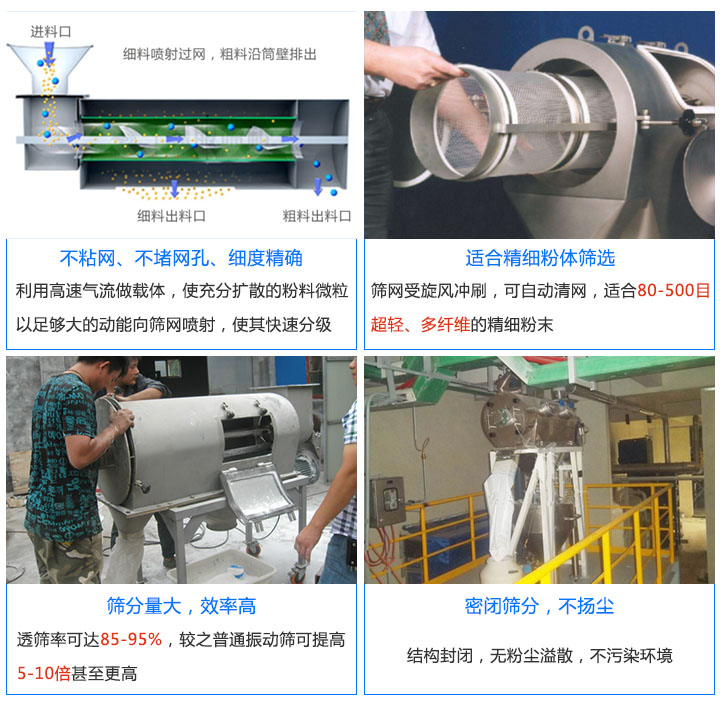 WQS30-100气流筛特点